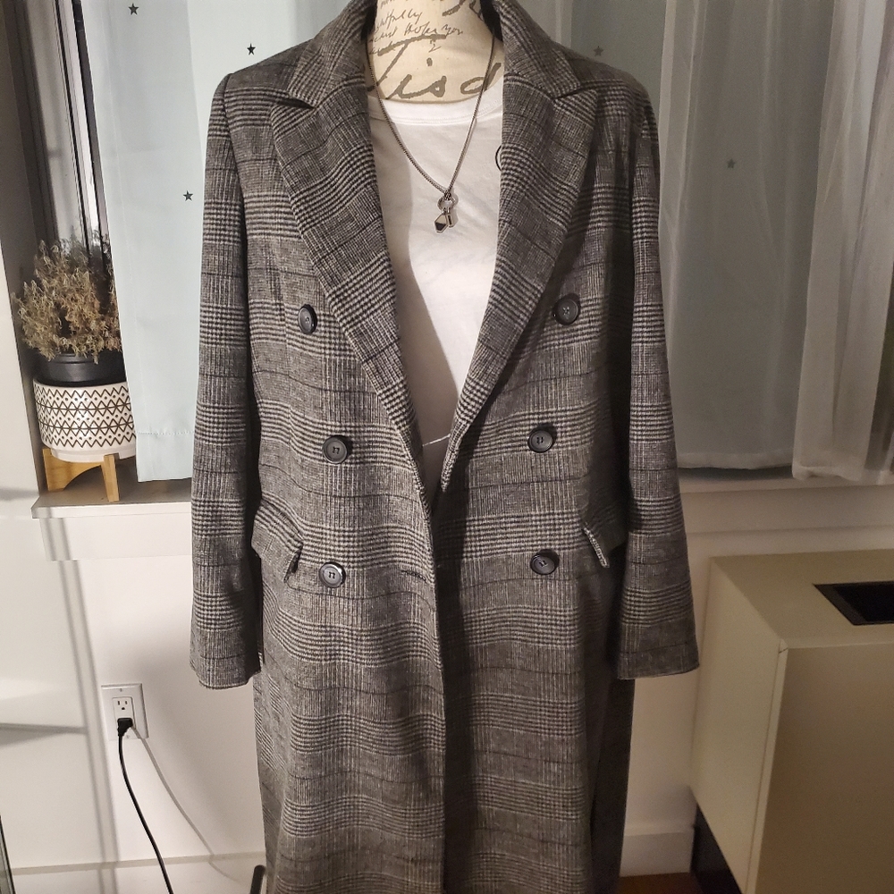●Find●   Tartan Wool Coat!